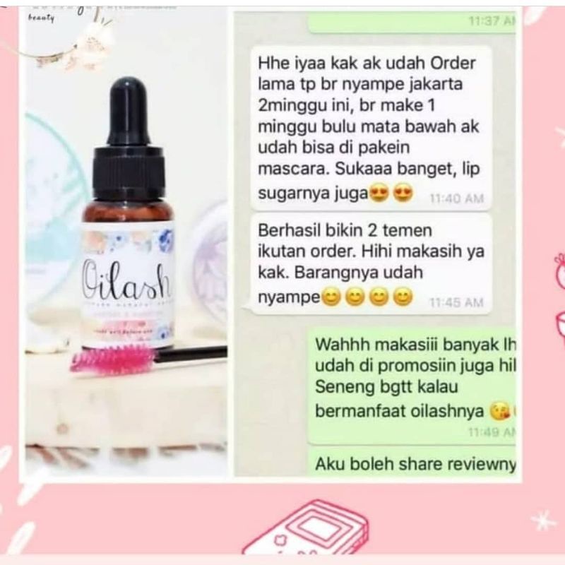 ‼️READY‼️OILASH SERUM BULU MATA ALIS VIRAL 10ML PELEBAT BULU MATA ALIS