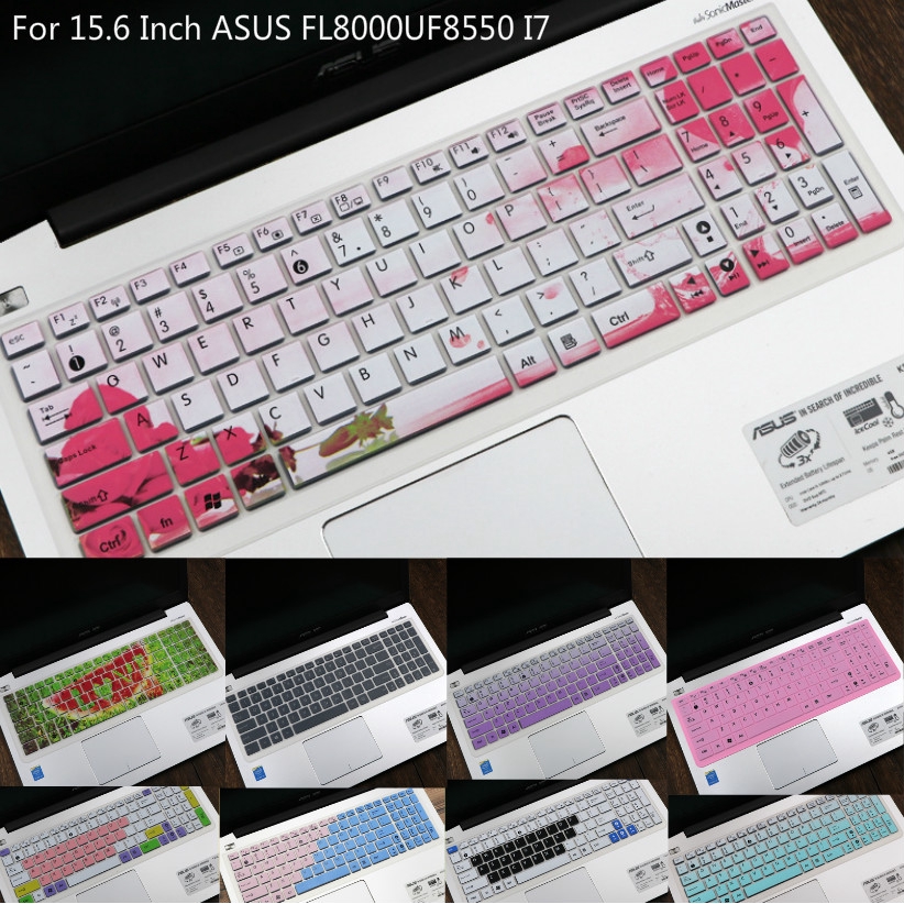 Casing Silikon Ultra Tipis Lembut Pelindung Keyboard Laptop Asus Fl8000Uf8550 I7 15.6 Inch