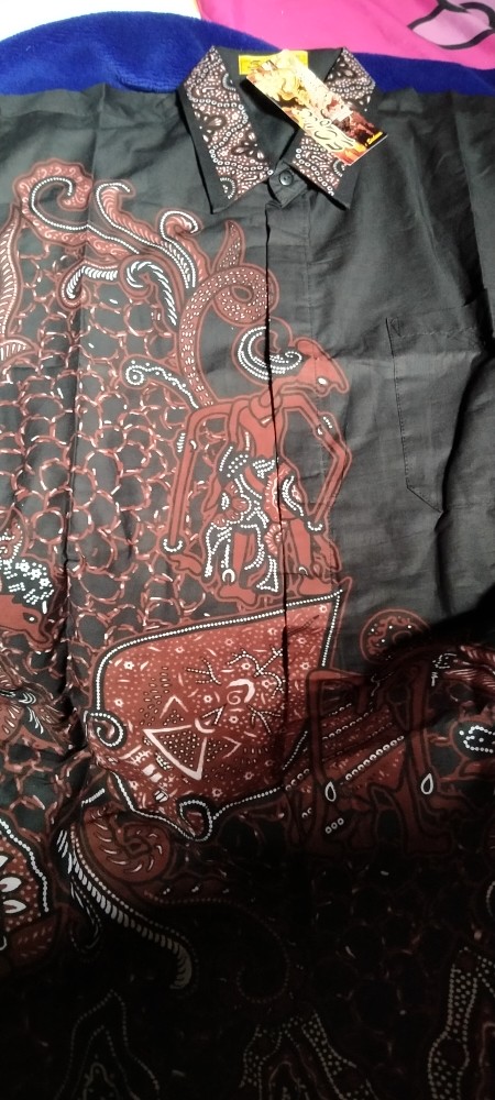 New Arrival Distro Batik Pria Bordir Sogan Hrb026 Batikaf Notoarto Batik Ipnu-ippnu Hem Pria Bel