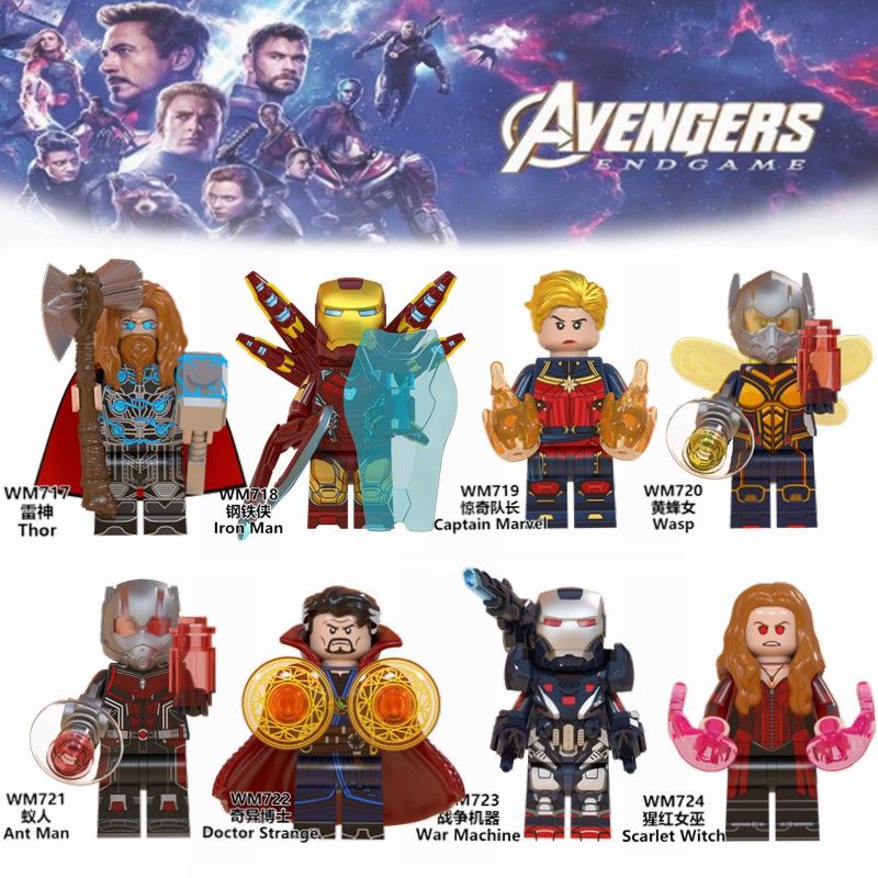 Mainan lego minifigures marvel superhero dr strange Scarlet witch