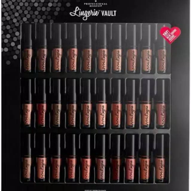 NYX Lungerie Vault Lipcream Set