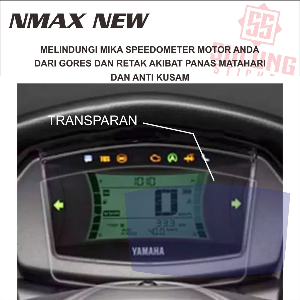 Stiker Anti Gores Pelindung Spidometer Seepedometer Motor Yamaha NMAX New