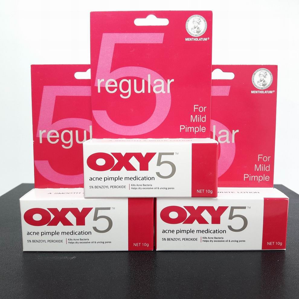 Oxy 5 dan 10 Acne Medication Jerawat Pimple - ORIGINAL