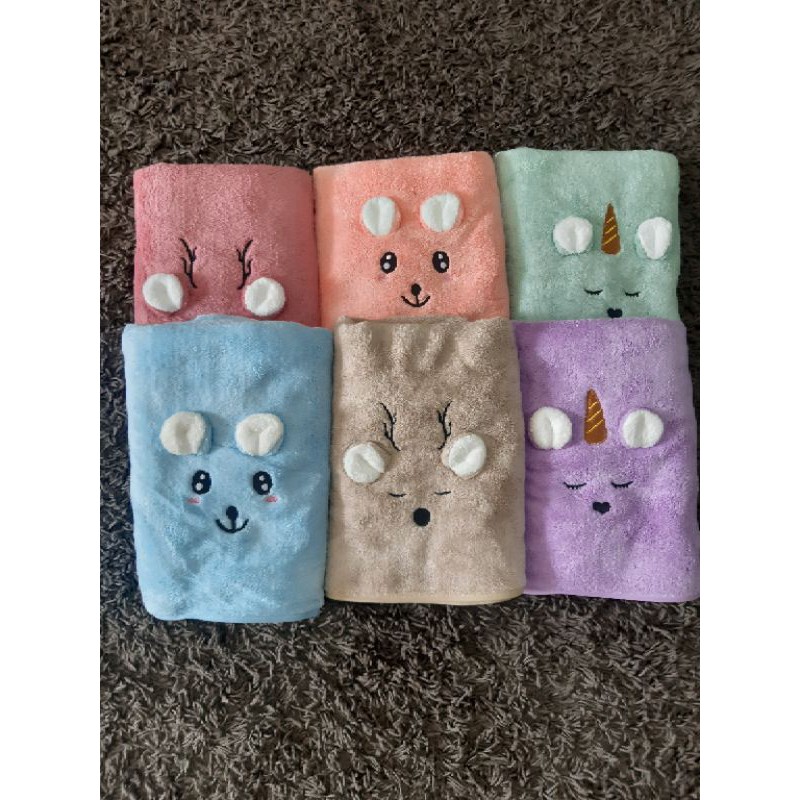 Handuk Bayi Twin Besar dan Tanggung-Handuk Tebal Tgg