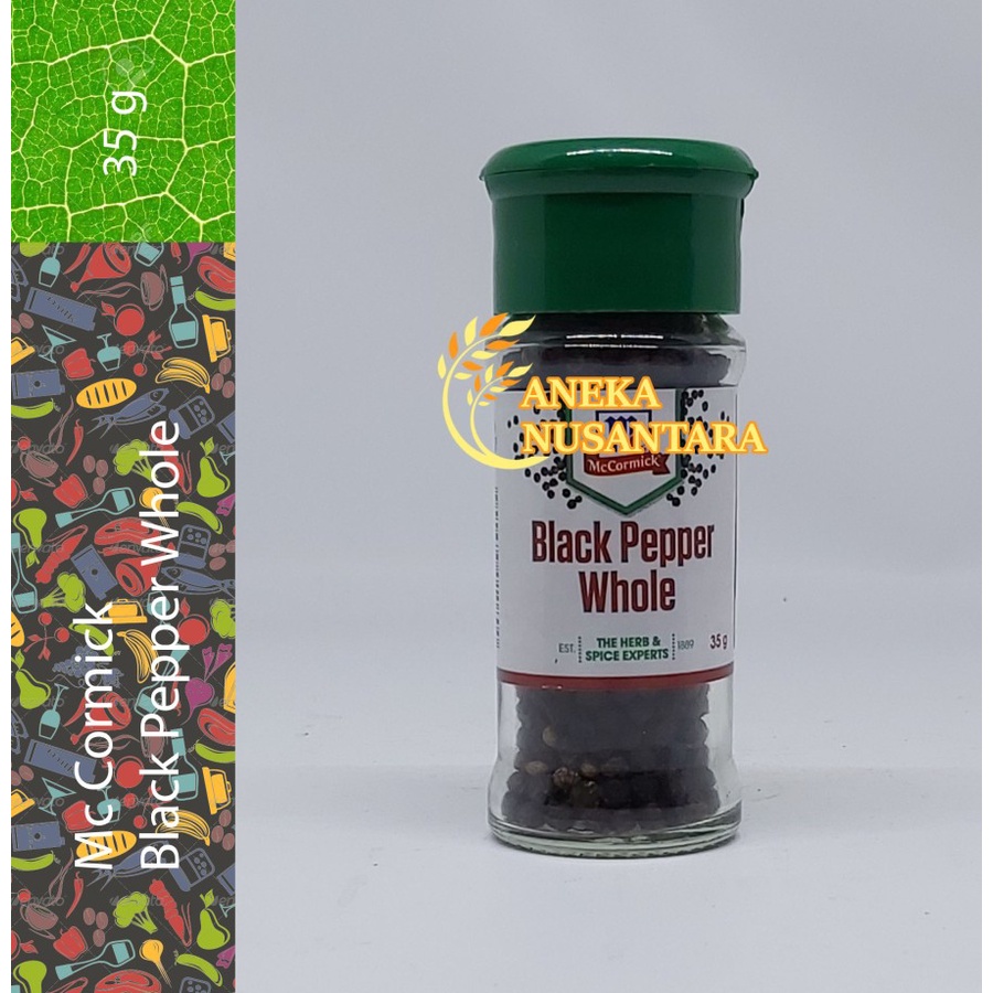 

Mccormick Mc Cormick Blackpepper Black Pepper Whole Lada Hitam biji 35