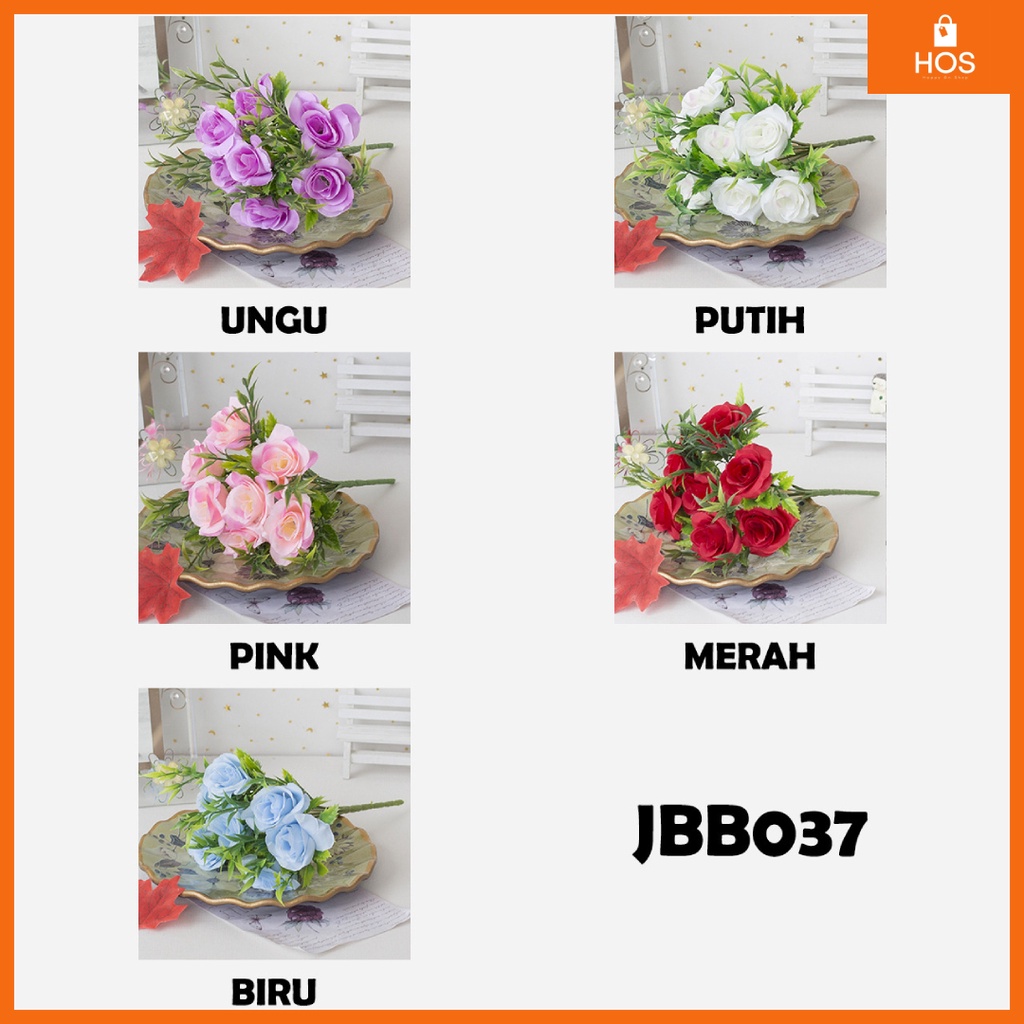Bouquet bunga JBB037 Artifisial Dekorasi Rumah Happyonshop