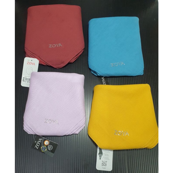 Zoya Kerudung jilbab scarf Zoya casual swarovsky Casual Sparkling Orlena Sparkling