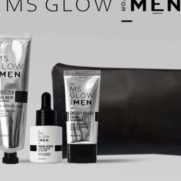 Hot Sale Ms Glow Men Paket Perawatan Wajah Pria Skincare Pencerah Wajah Facial Wash Serum Cream Cowo Shopee Indonesia