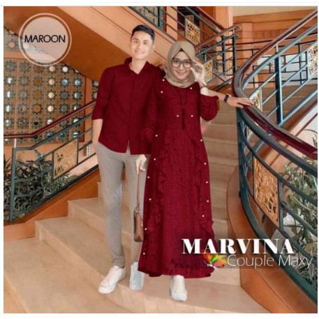 baju couple cp marvina gamis couple terbaru couple muslim murah
