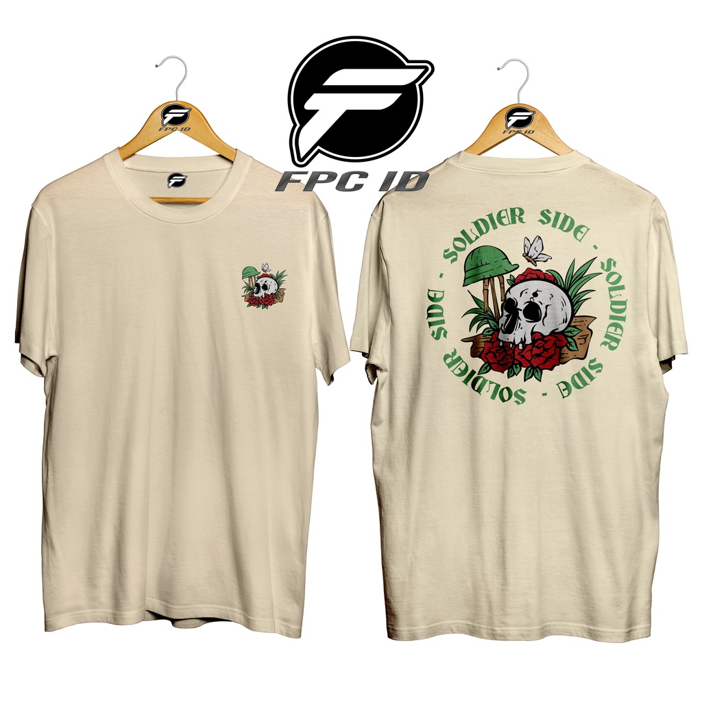 Kaos Surfing Soldier Side Cotton Combed 30s Premium