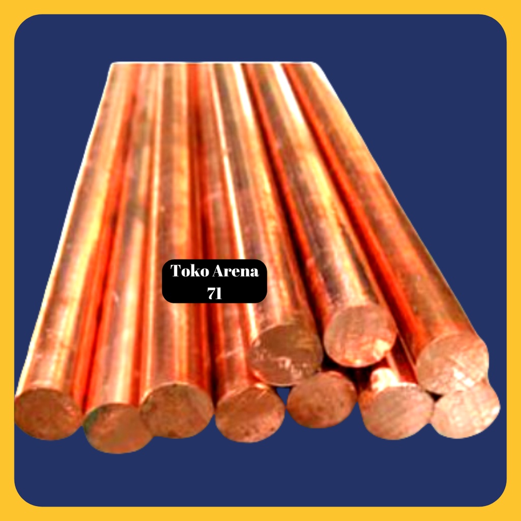 Besi Arde / Tiang Arde / Besi Ground / Ground Rood / Ground Rod - 12mm 10mm 8mm