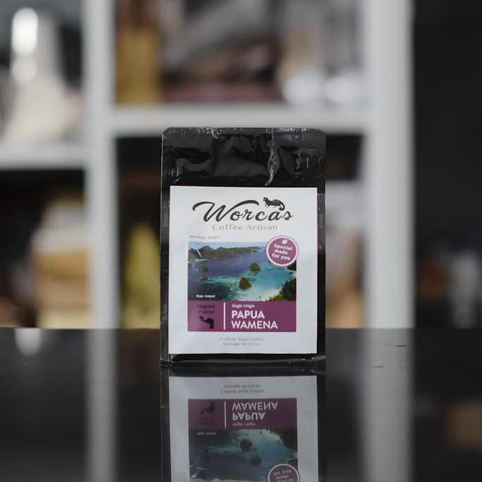 

Kopi Arabica Papua Wamena 100 Gram Medium Roast (Biji/Bubuk) - KOPI BIJI