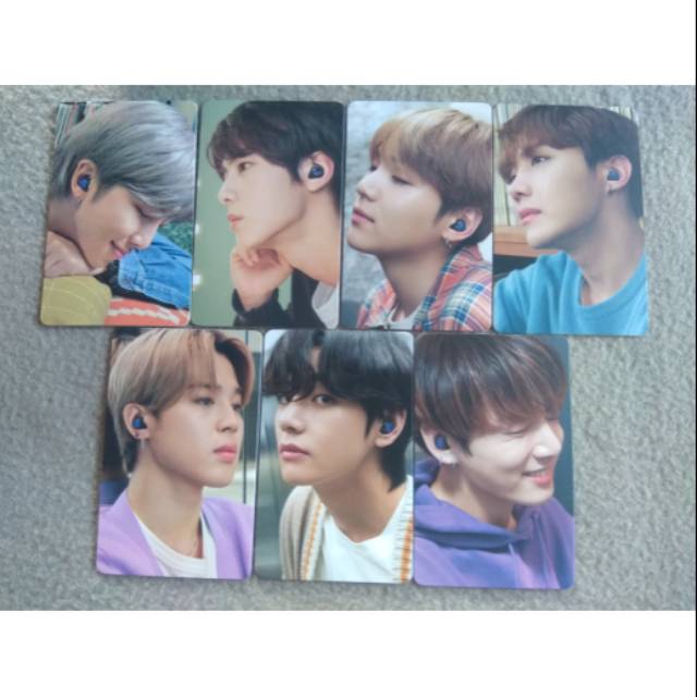 [READY STOCK] SAMSUNG GALAXY BUDS+ BTS EDITION PHOTOCARD PC LENTICULAR