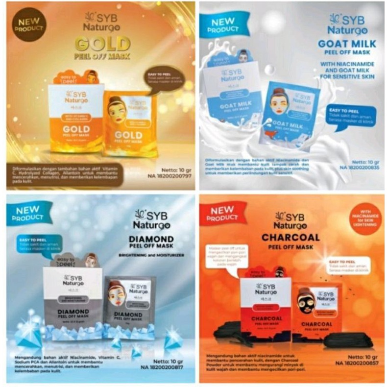 (BELLOVA) SYB NATURGO PEEL OFF MASK/ SYB MASKER NATURGO