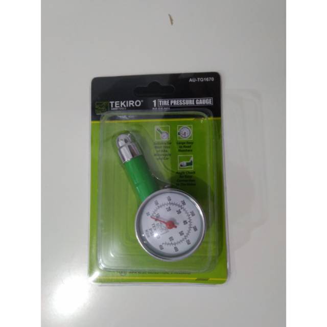 TEKIRO alat pengukur tekanan ban tire pressure gauge ORIGINAL