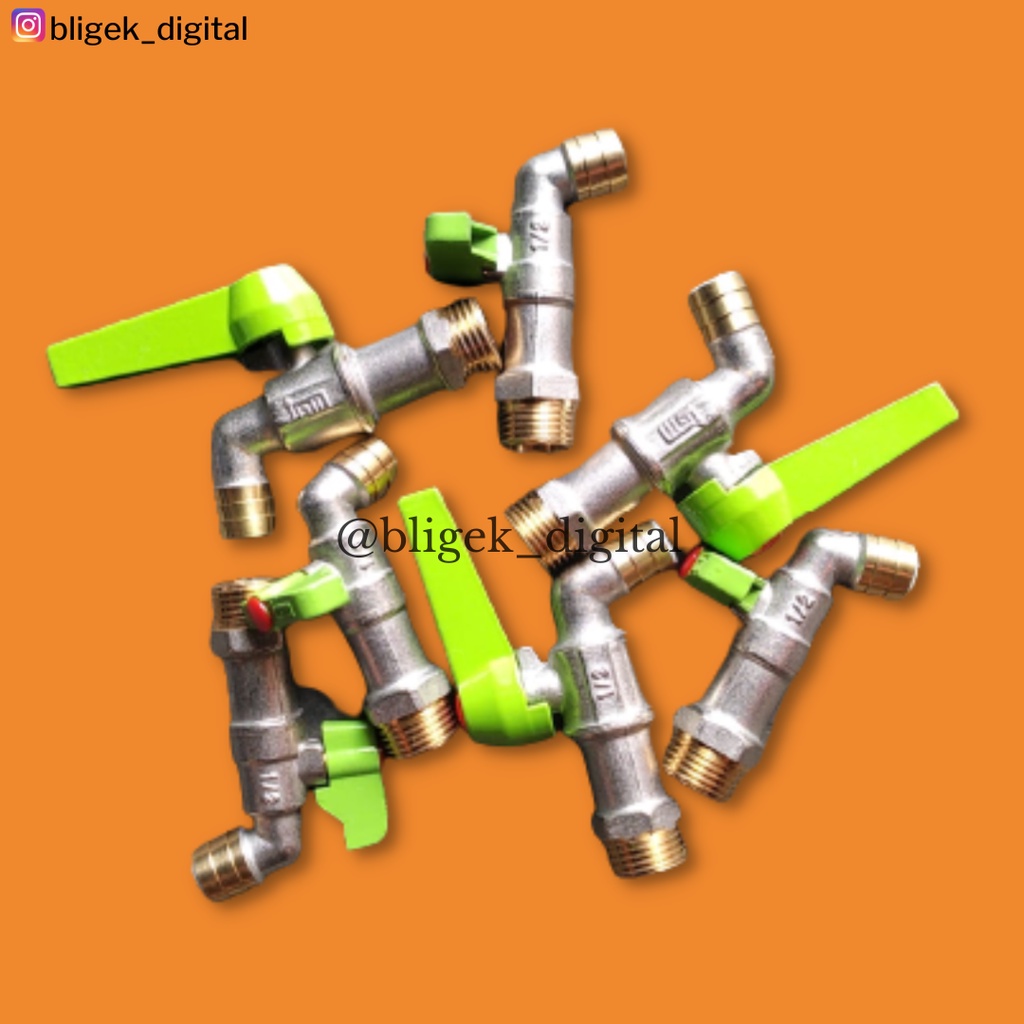 Kran air / kran tembok / keran Kuningan Igm 1/2 Inch