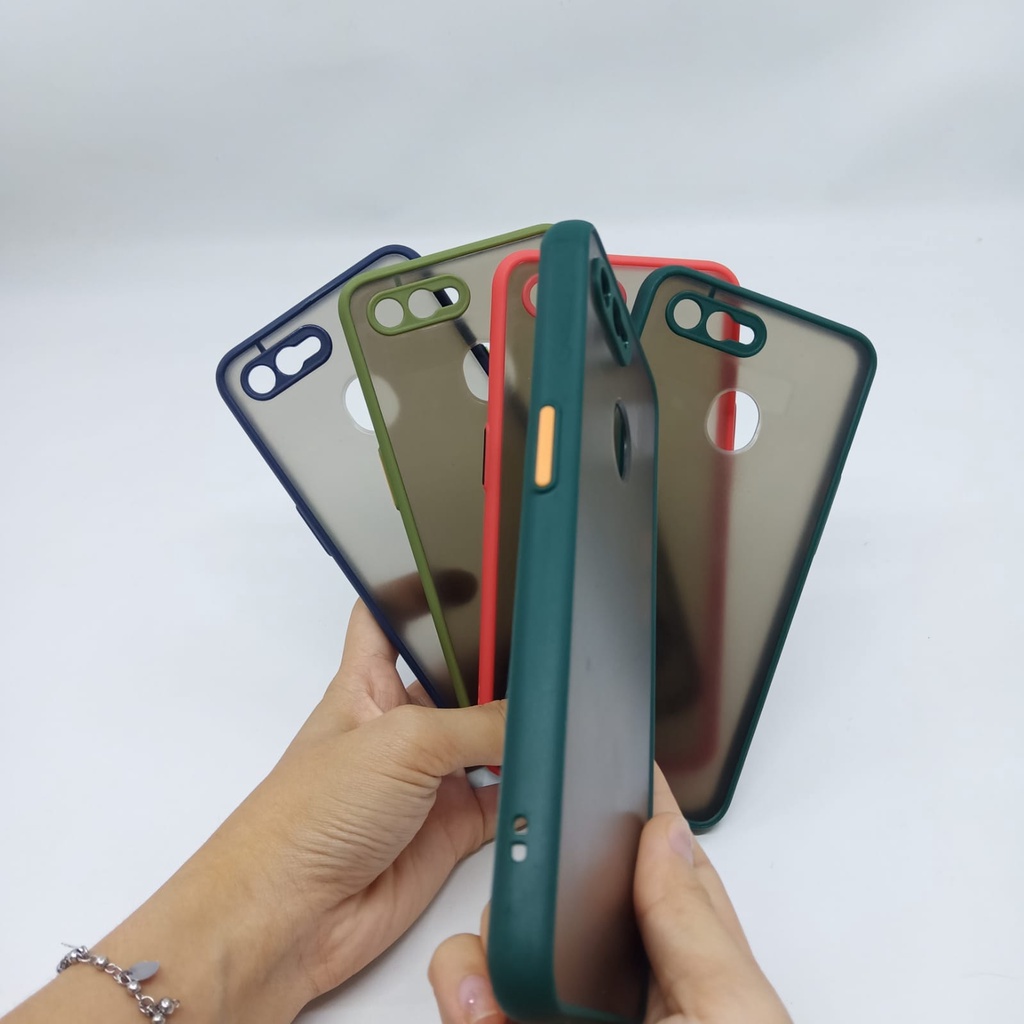 Casing Oppo F9 Dove Matte Transparan Slim Fuze Macaron My Choice Case