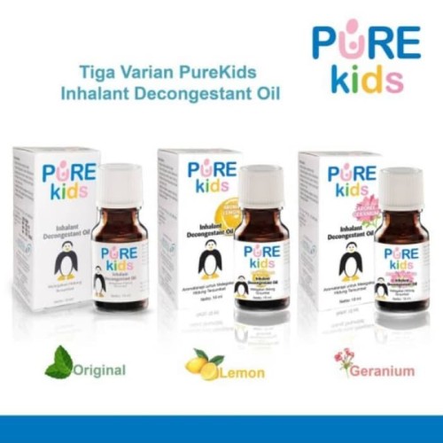 Pure Kids Inhalant Decongestant Oil Obat Hidung Tersumbat Purekids-1