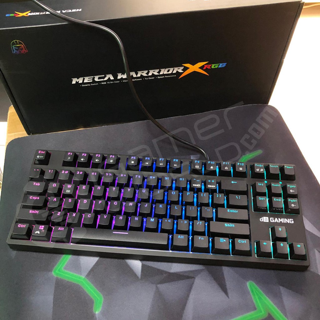 Jual DA Meca Warrior X RGB Tenkeyless Mechanical Gaming Keyboard