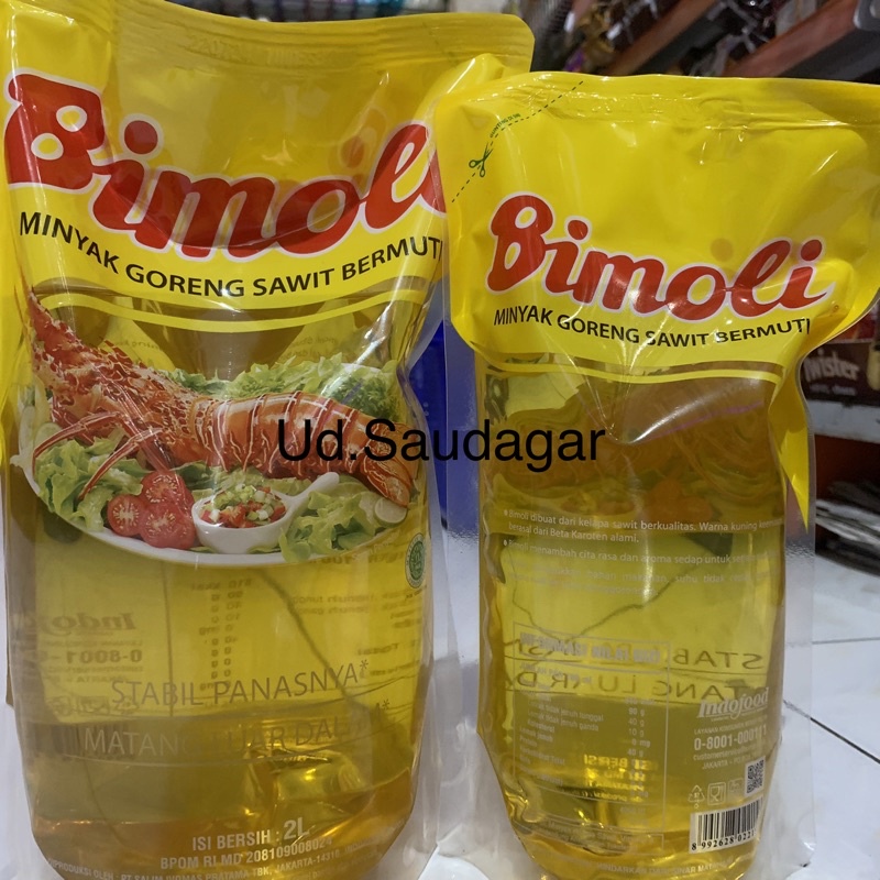 

Bimoli Minyak Goreng Refill Pouch 2 Liter / 1 Liter