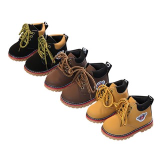  Sepatu  Boots Martin Casual Hangat Anak Laki laki 