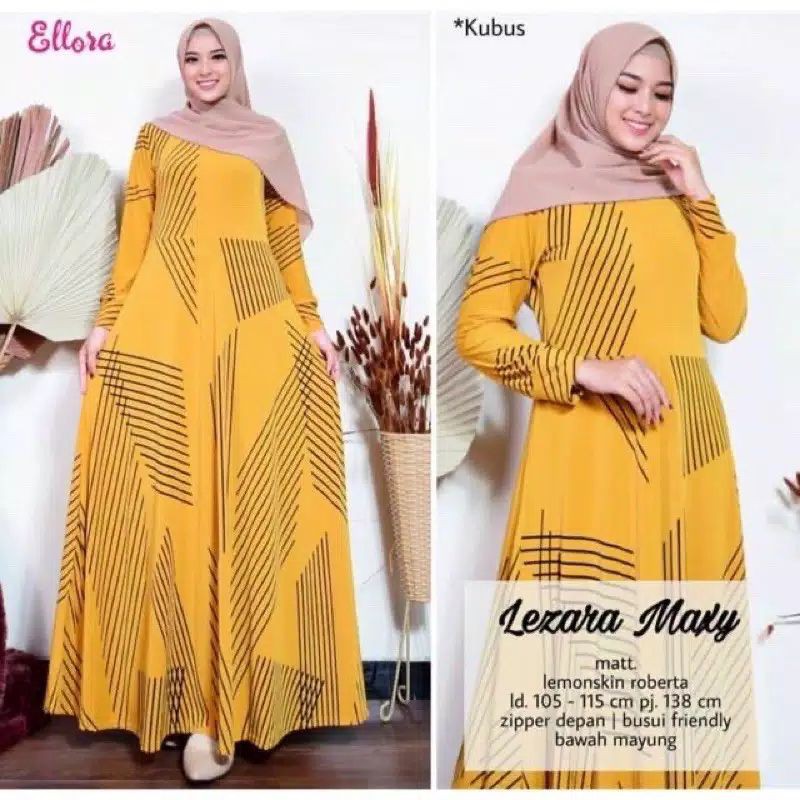 gamis lemon skin roberto