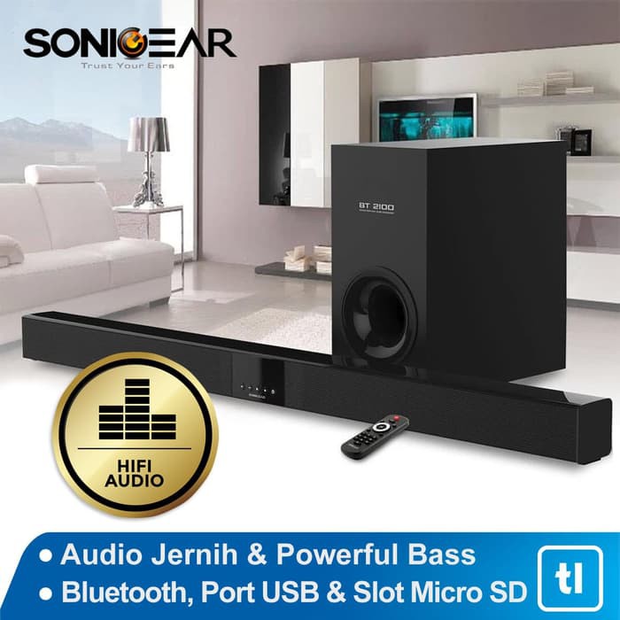 Sonicgear BT2100 Soundbar + Subwoofer Bluetooth Speaker