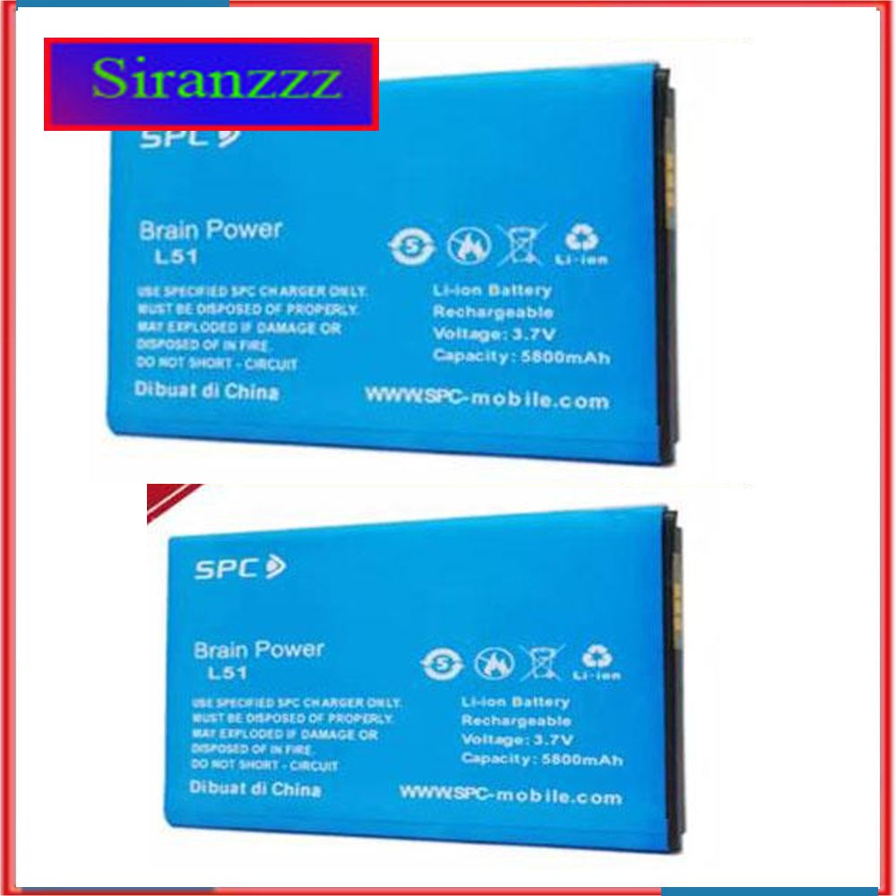 Baterai Handphone SPC L51 Blitz L51 Blitz Pro Double Power SPC Battery HP SPC L51 Blitz Battery SPC