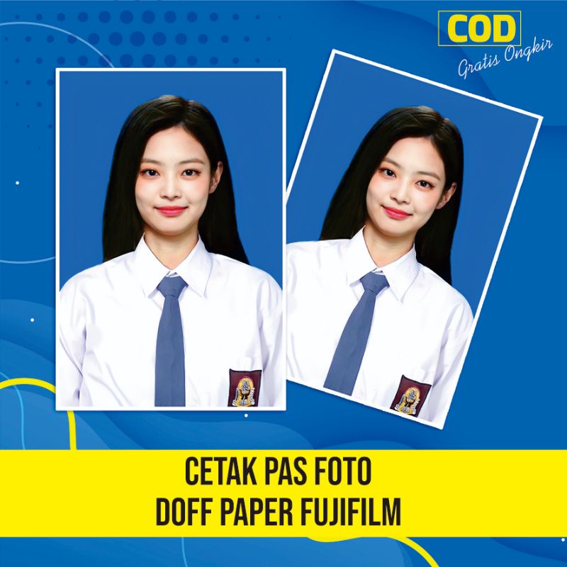 Cetak Pas Foto Doff Paper Fujifilm
