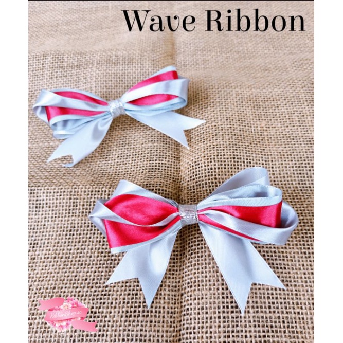 

Wave Ribbon. Pita hampers / Pita rambut / Pita jadi / Pita kado / Pita unik