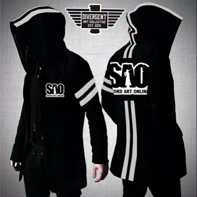 Jubah SAO sword art online hoodie