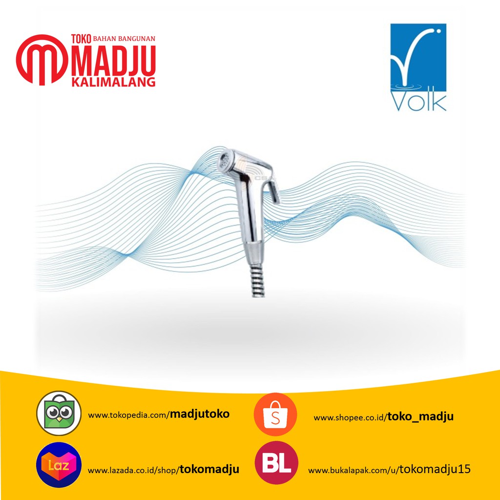 Jual Jet Shower Toilet Kamar Mandi Chrome Volk A Cp Indonesia Shopee Indonesia