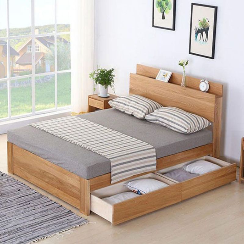 divan kayu mahoni murah size 160x200