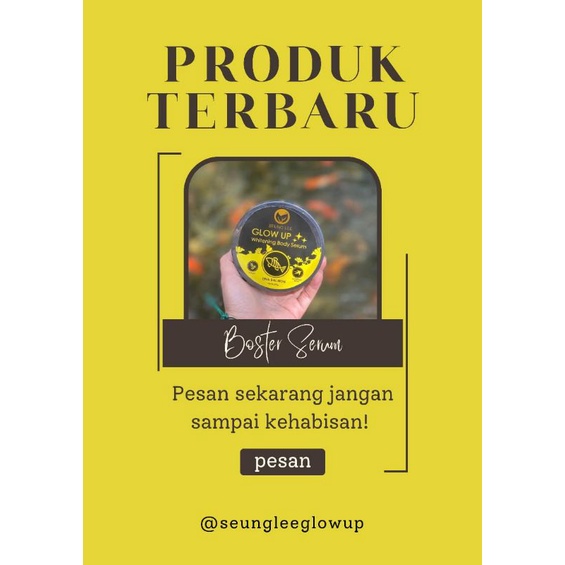 SEUNG LEE GLOW UP // SEUNG LEE // BODY SERUM // WHITENING