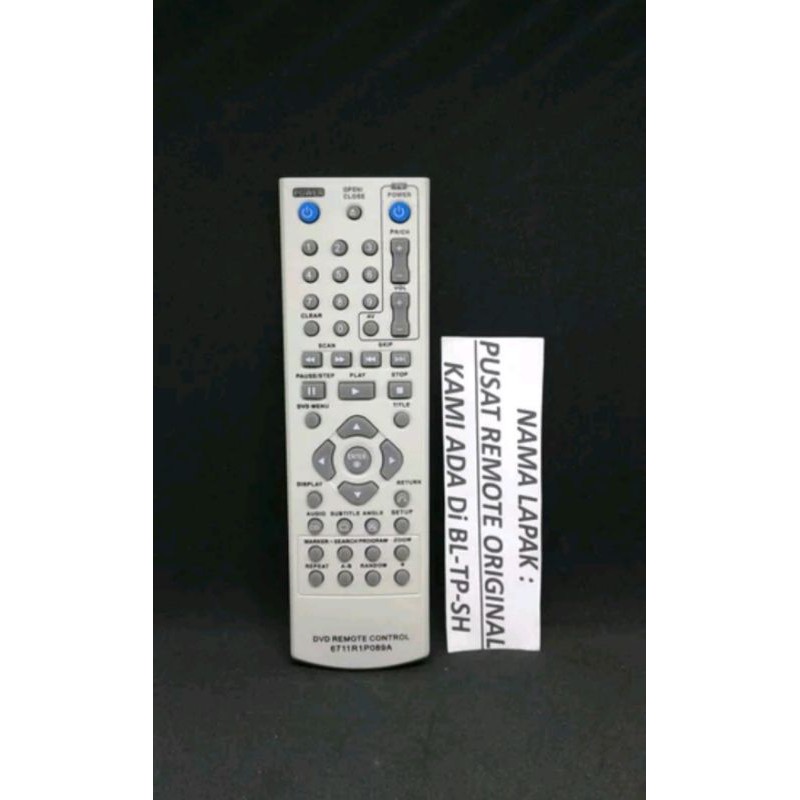 REMOTE REMOT DVD PLAYER LG PUTIH