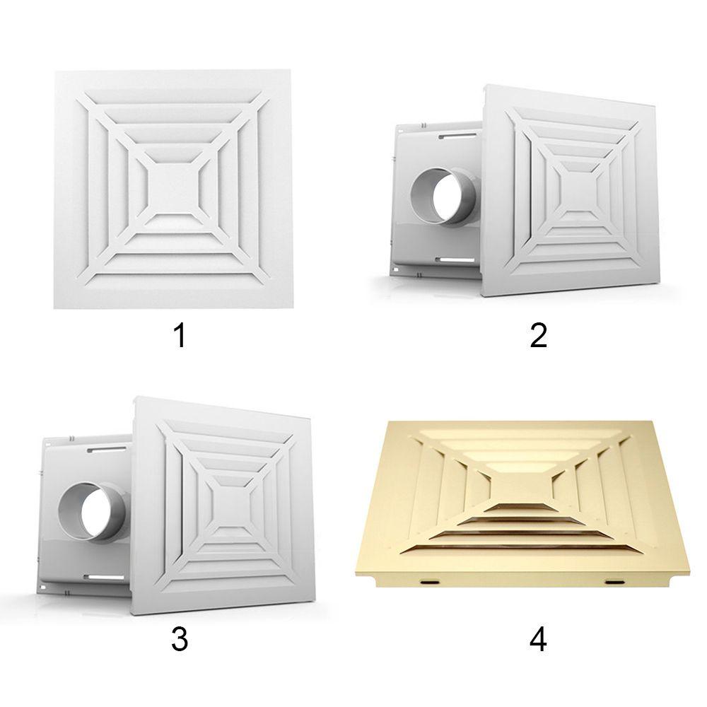 R-FLOWER Air Vent Diffuser Tahan Lama Adjustable Sirkulasi Udara Perlengkapan Ac Penutup Lubang Angin