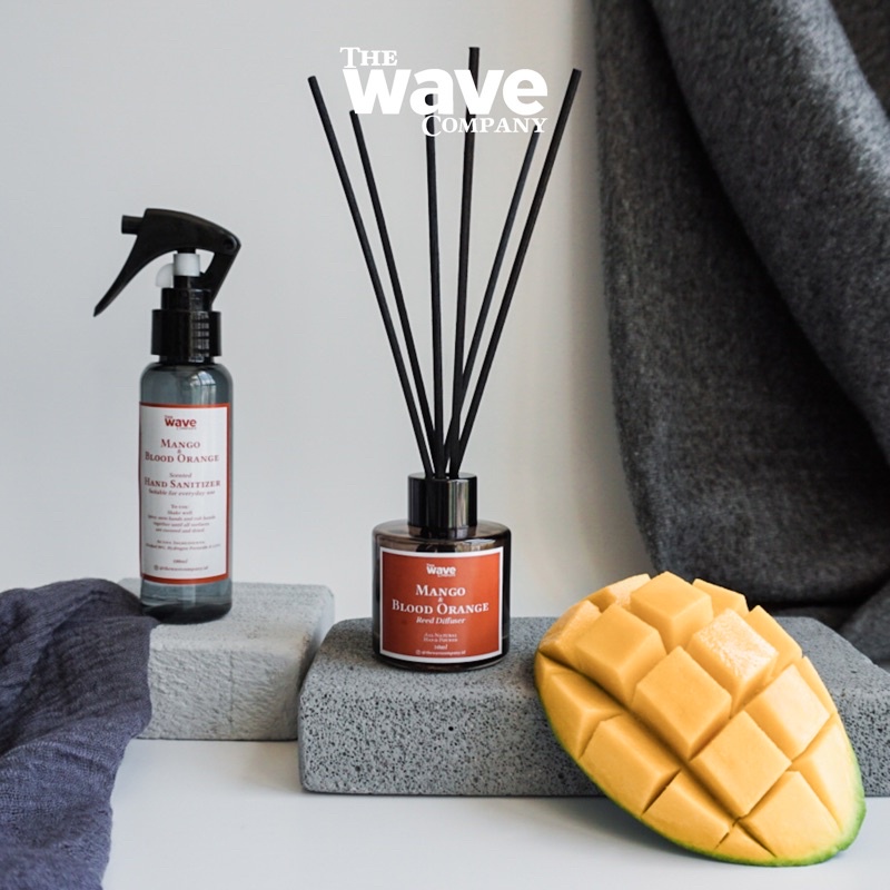 Reed Diffuser (50ml) - The Wave Company-Mango & Blood Orange