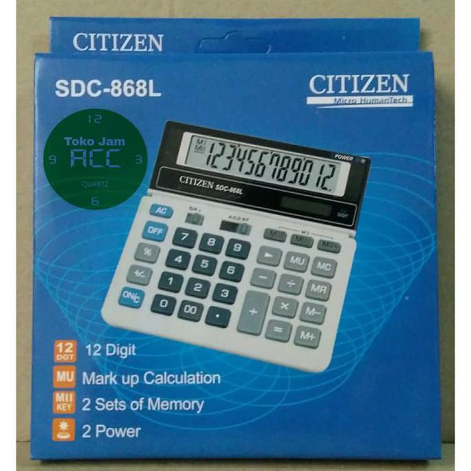 

Promo Kalkulator Citizen SDC-868L Terlaris