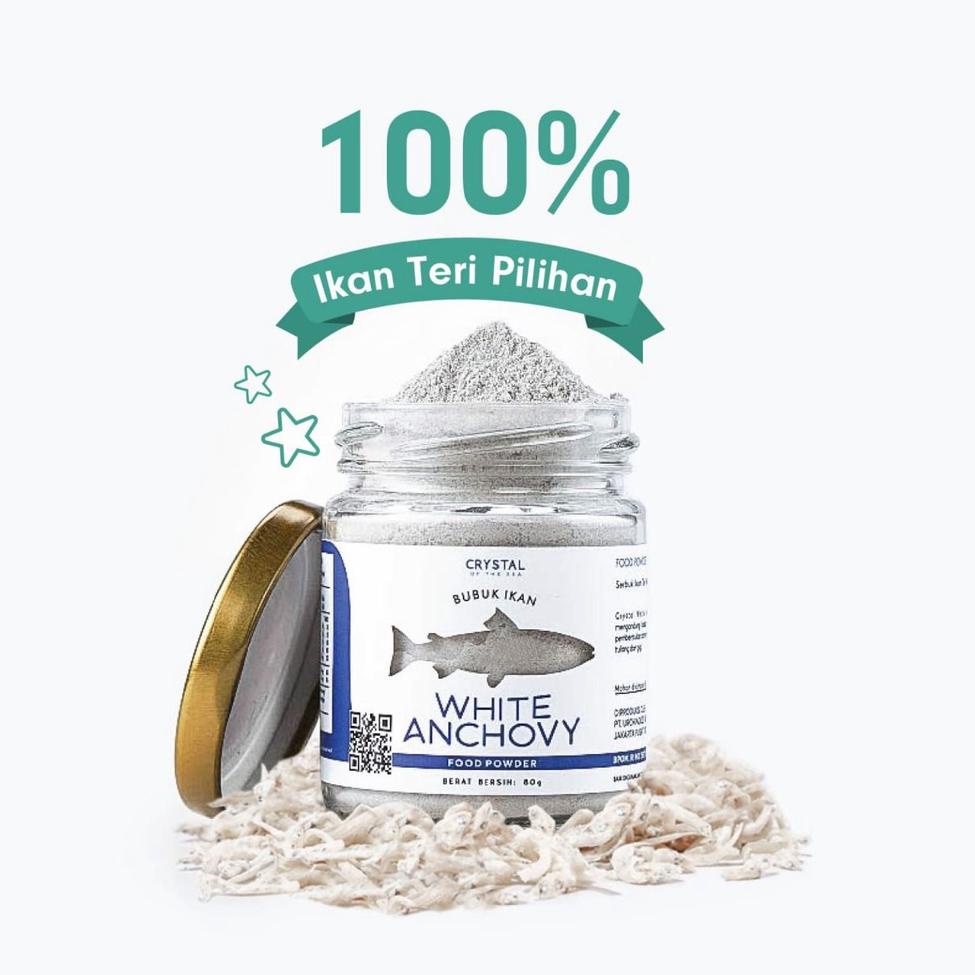 

Ready stock.. Castle - Crystal Of the Sea White Anchovy - Bubuk Ikan Teri Nasi / Brown Anchovy Food - Bubuk Teri Jengki - Ikan Bilis / Shrimp Food - Bubuk Udang Rebon / Kaldu Umami GTM - Kaldu MPASI - Almond Fish Snack 08