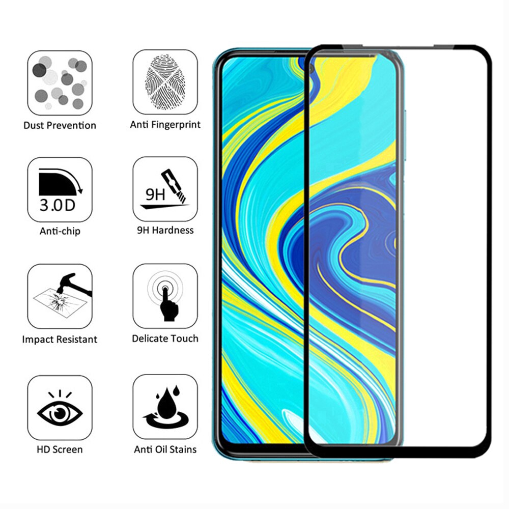 Tempered Glass Pelindung Lensa Kamera 2 In 1 Full Cover Untuk For Redmi Note 9s 9pro Max/Xiaomi Redmi Note 9 S