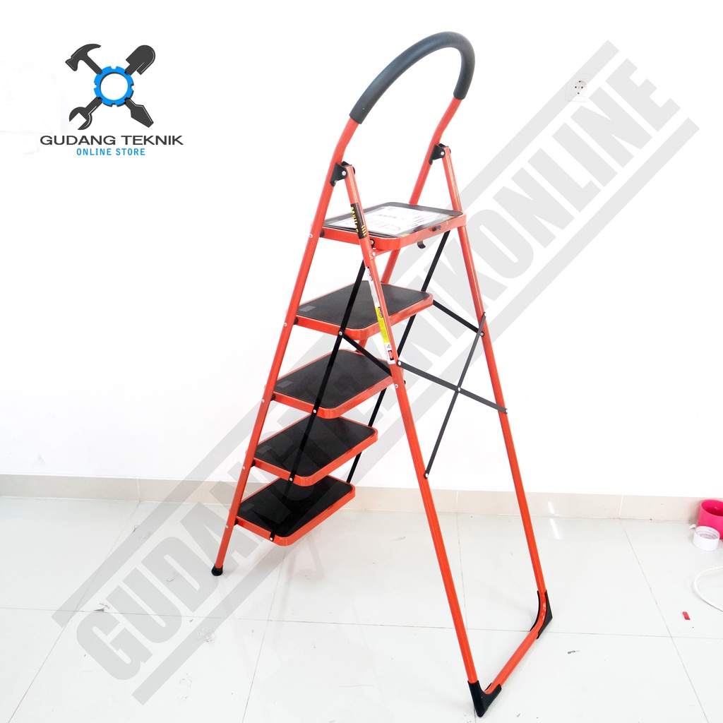 Tangga Rumah Besi Lipat 5 Step MOLLAR / Household Steel Ladder 5S MOLLAR