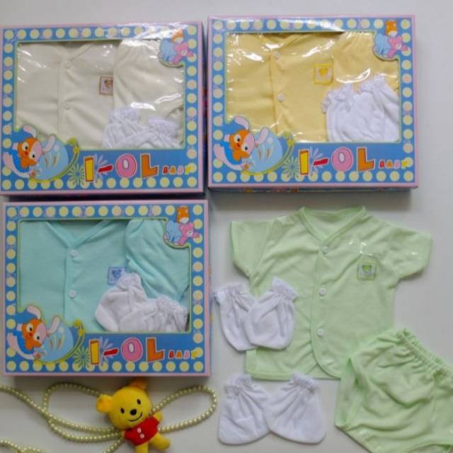 Baju bayi Set i-ol baby- setelan bayi Murah- Baby Gift set