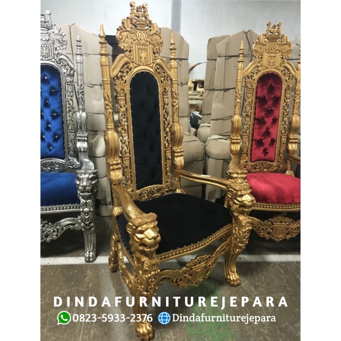 KURSI RAJA - KURSI KERAJAAN - KURSI PENGANTIN - KURSI PADEPOKAN