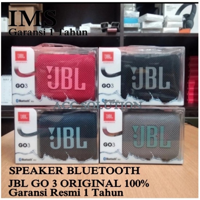 Speaker Jbl - Speaker Bluetooth Jbl Go 3 Original New 2020