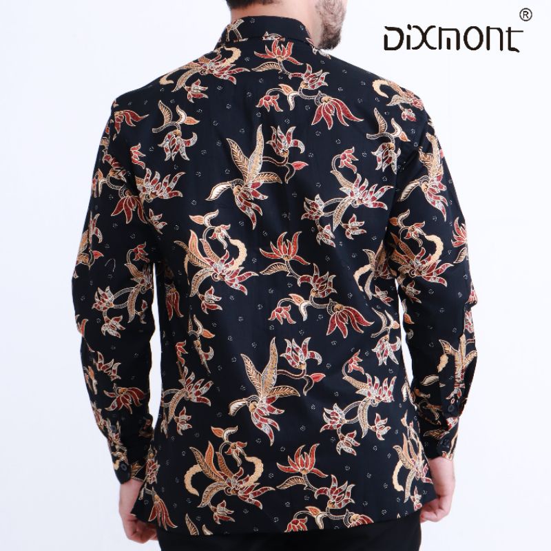 Dixmont Kemeja Pria Batik Panjang Hem BL04021