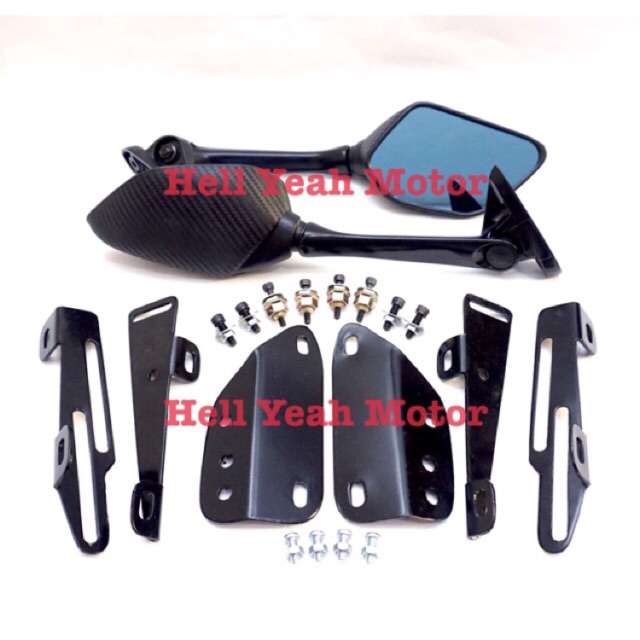 Paket Spion Lexi R25 Breket Visor windshield Baut 