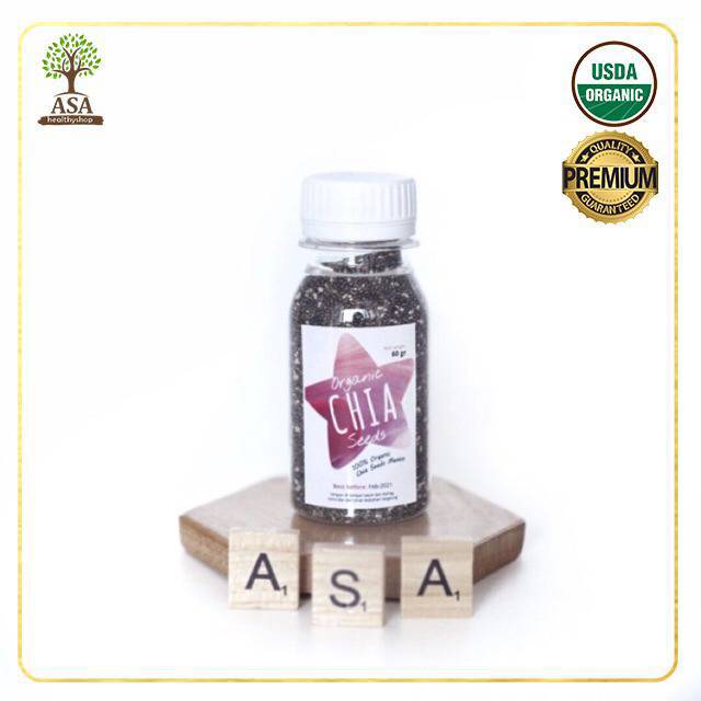 

Organic Chia Seed (Botol 60 gram)