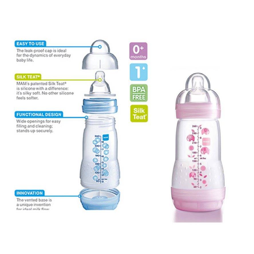 MAM ANTICOLIC 260ML / BOTOL SUSU BAYI