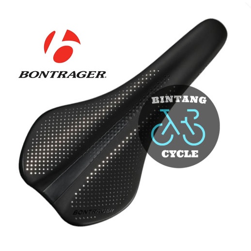 Sadel Sepeda Bontrager Arvada Comp 138mm Black Saddle - Sadel Steel Rail sadel Bontrager not special
