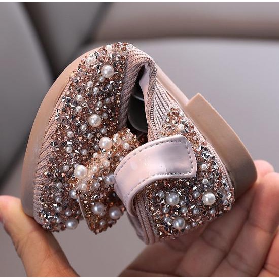 SEPATU PESTA FLAT SHOES BLINK COUPLE IBU DAN ANAK IMPORT/SEPATU ANAK